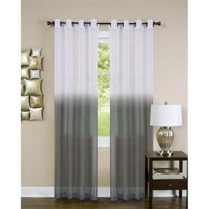 Achim Essence Grommet Panel - Charcoal - 54in.x84in.